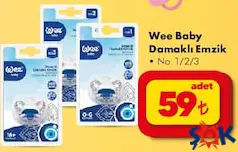 WEE BABY DAMAKLI EMZİK NO 1/2/3
